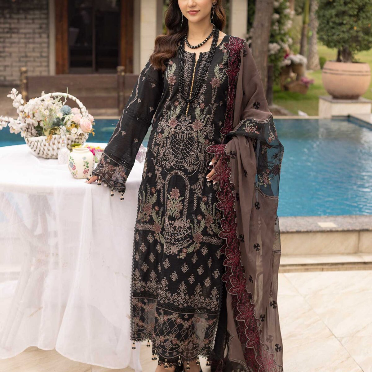 Luxury Lawn Edit by Aalaya | Black