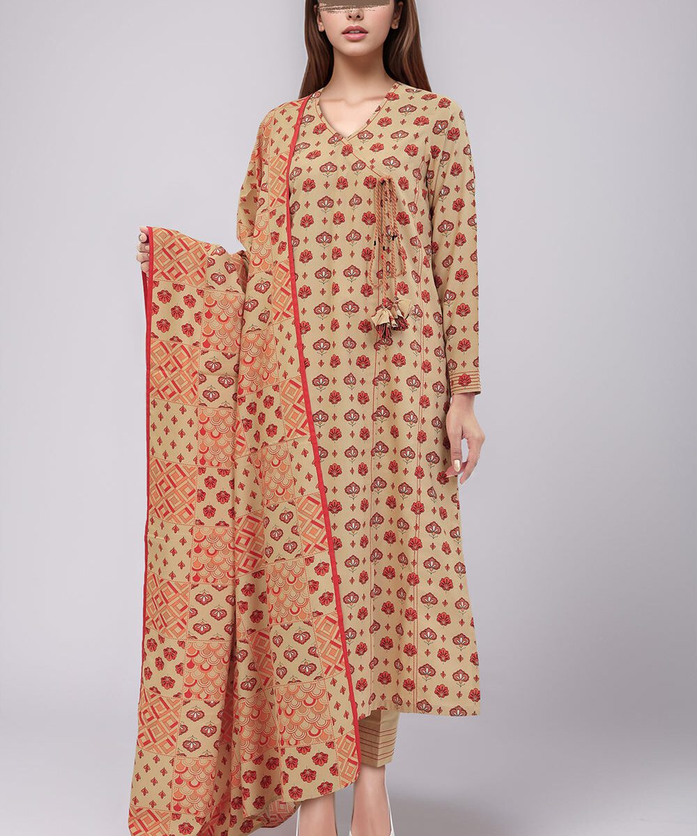 Unstitched Printed 3Pcs by Saya | Cotton Viscose