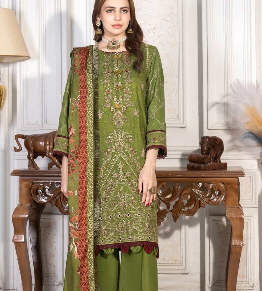 Afsaneh by Wania | Peach Leather