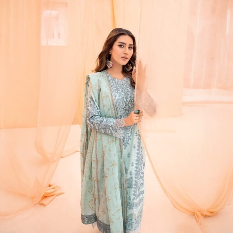Embroidered Lawn By Johra